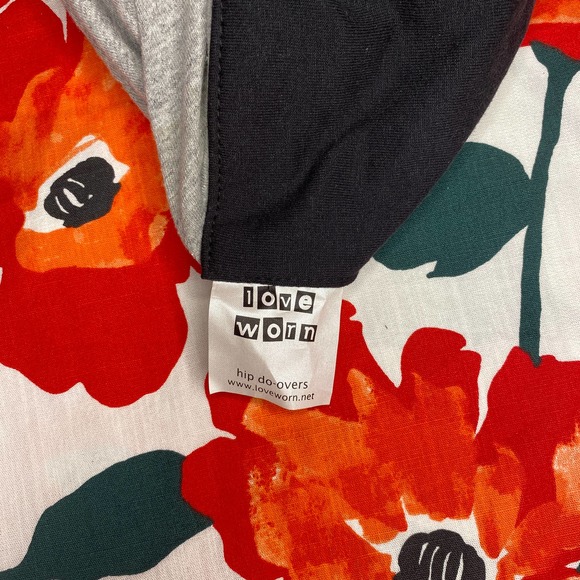 Miami Redhawks Love Worn Custom Draw String Tote Bag Red Grey Black - Picture 4 of 5